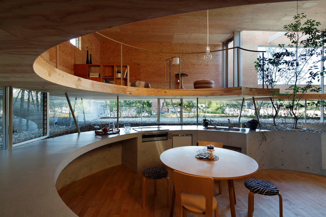 Pit house, UID UID Modern style kitchen