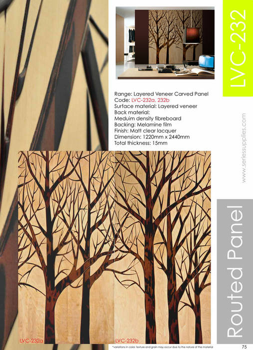 Layered Veneer Carved Panel series supplies Walls & floors Wall & floor coverings