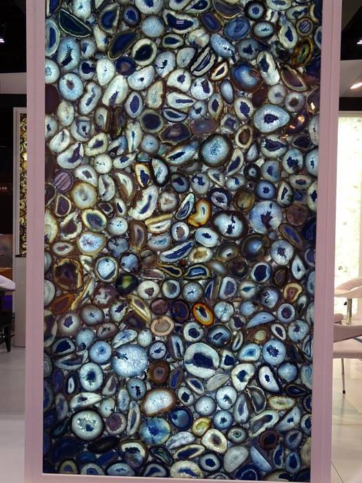 Blue Agate Wall Panel Stonesmiths - Redefining Stoneage Modern walls & floors Wall & floor coverings