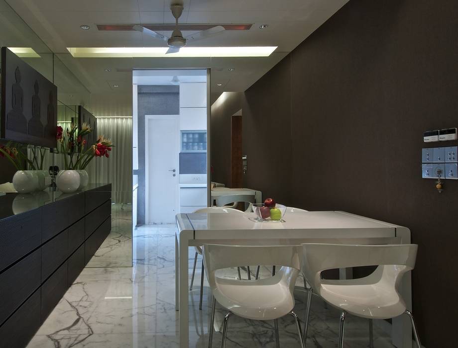 Dining - Kitchen - Nish homify Minimalist kitchen