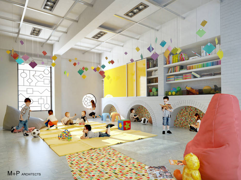 Kindergarten school in Baner, M+P Architects Collaborative M+P Architects Collaborative