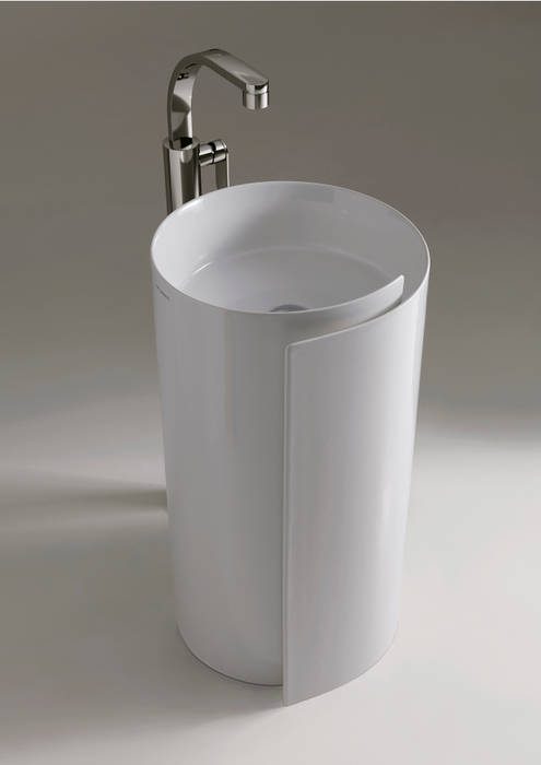 Monoroll - Design Nendo, Ceramica Flaminia Ceramica Flaminia Modern Bathroom Sinks