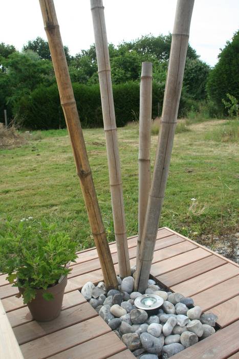 Aménagement terrasse esprit Zen, EURL OLIVIER DUBOIS EURL OLIVIER DUBOIS 庭院