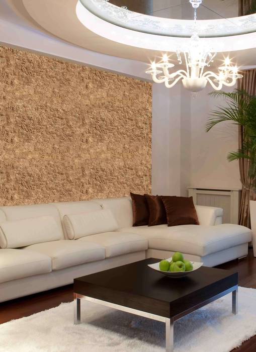 Etna Oro homify Paredes y pisos de estilo moderno Aglomerado panespol,revestimientos,panel decorativo,panel de poliuretano,aislamiento térmico,aisla la humedad,texturas