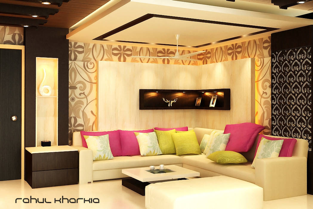 Living Area: modern by Effects Decors & Interiors,Modern