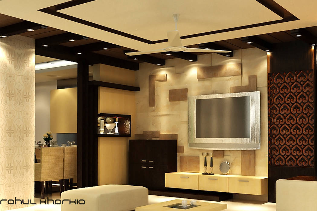 Living Area: modern by Effects Decors & Interiors,Modern