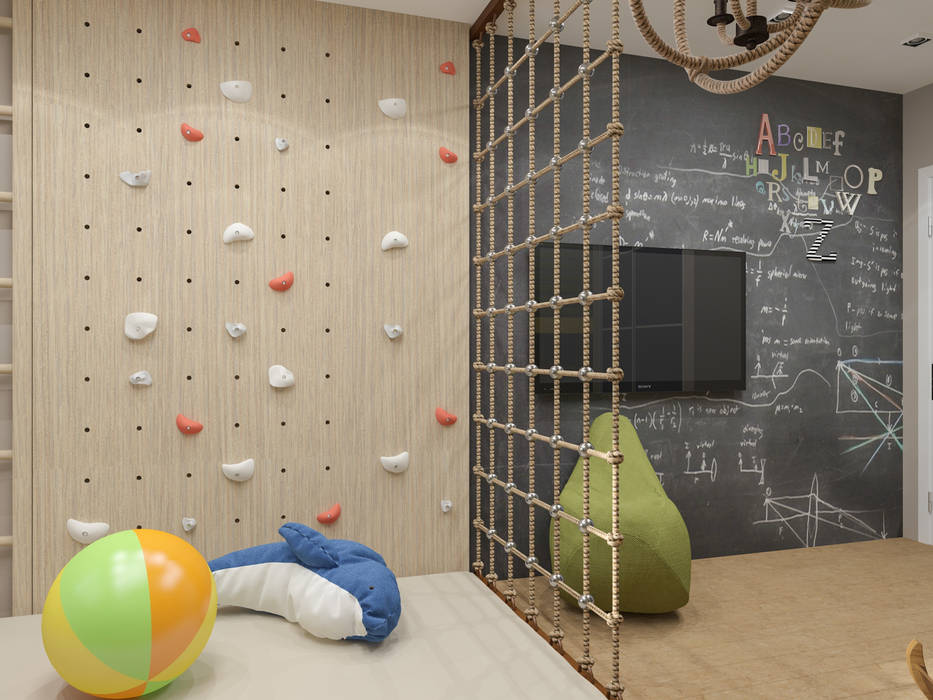 Квартира 120м2 в г. Казань, PlatFORM PlatFORM Minimalistische kinderkamers