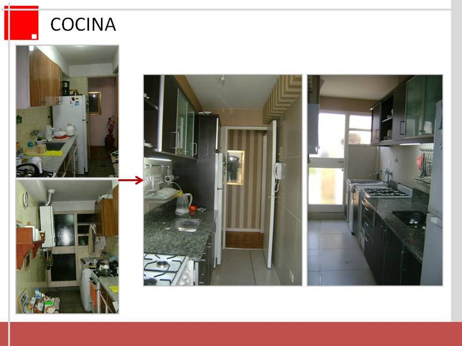remodelacion de cocina y baño en departamento Remodelaciones SF