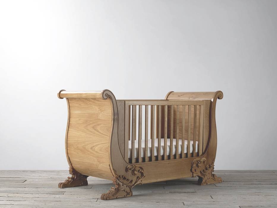 Windsor Oak Cotbed Adorable Tots Quartos de criança ecléticos Camas e berços