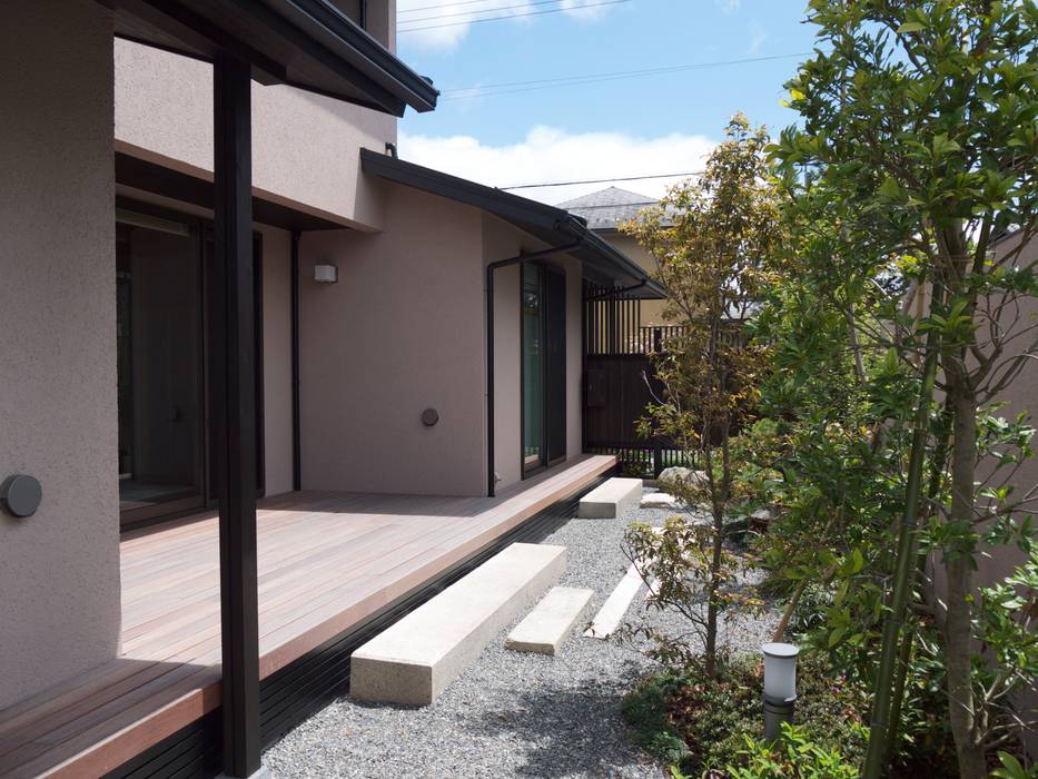 古津真一翔設計工房一級建築士事務所jardines De Estilo Moderno Homify