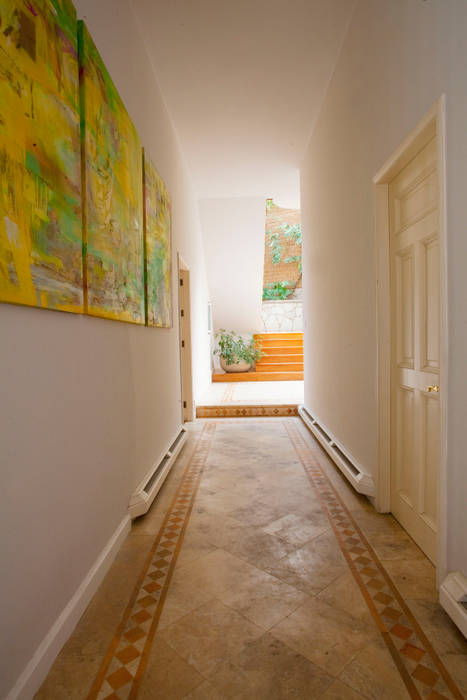 Contadero Decor, Mexico City 2011, Erika Winters® Design Erika Winters® Design Eclectic corridor, hallway & stairs