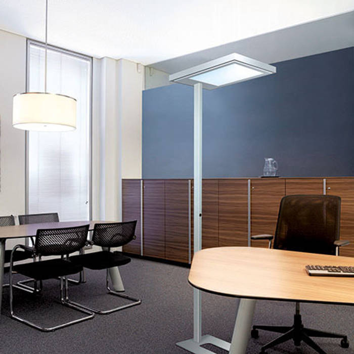 K-VIRTUS – die biorhythmische Stehleuchte ­mit PI-LED, planlicht GmbH & Co KG planlicht GmbH & Co KG Study/office Lighting