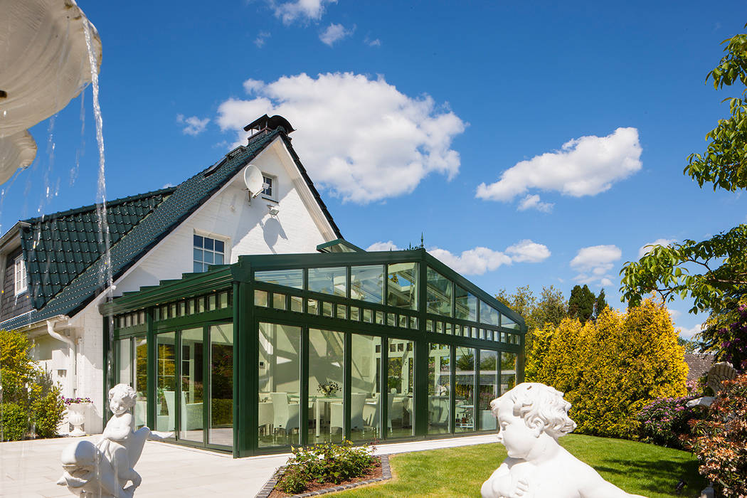 Luxuriöser Wintergarten mit dimmbaren Glas, masson GmbH masson GmbH Konservatori Modern