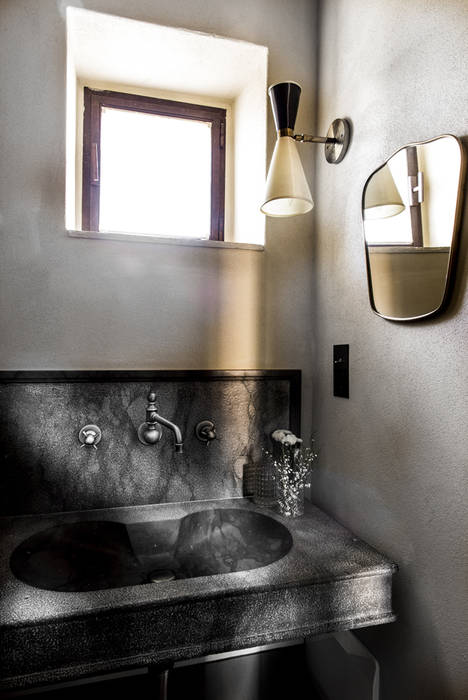 Une Villa Qui a des Inspirations Italienne: Toscane, dmesure dmesure 浴室