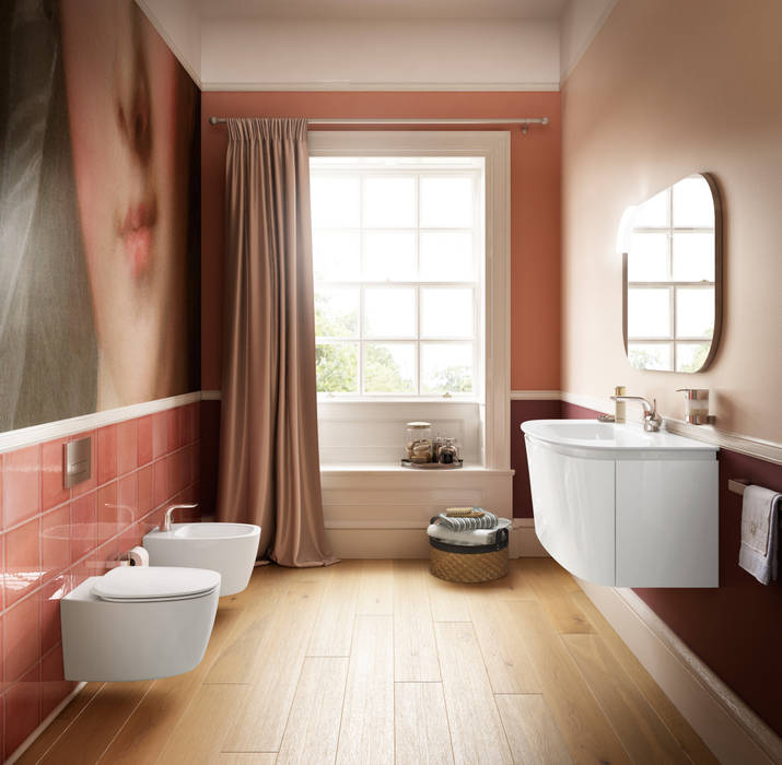 Dea, ideal standard ideal standard Phòng tắm phong cách hiện đại Sinks