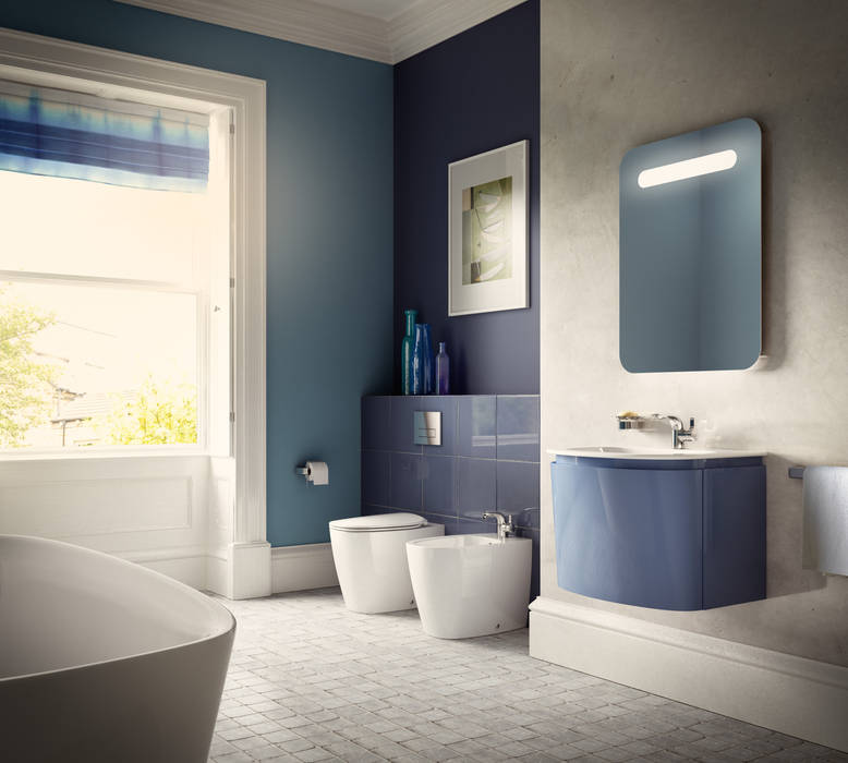 Composizione Dea ideal standard Bagno moderno Sedute