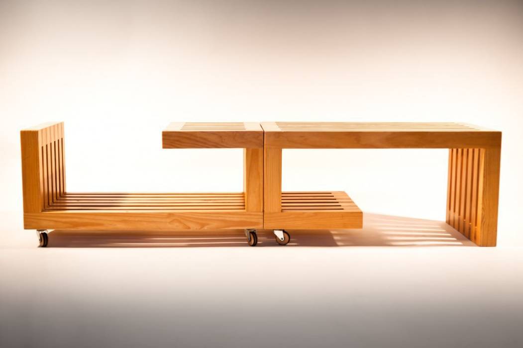 MESA +-, gOO Arquitectos gOO Arquitectos Modern living room Side tables & trays