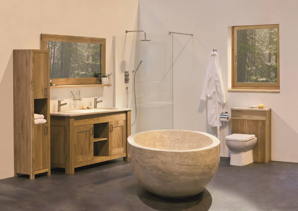 THE COMPLETE NATURAL BATHROOMS Stonearth Interiors Ltd Modern style bathrooms