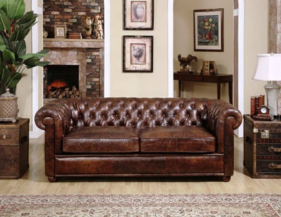 Chesterfield Sofa Locus Habitat Вітальня Дивани та крісла