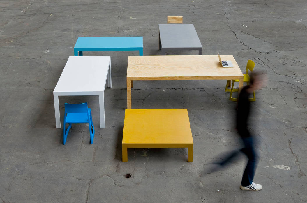 METERMADE Tisch, Metermade Metermade Escritórios minimalistas Escrivaninhas