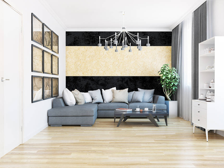 Living room AbcDesign Гостиная в стиле минимализм