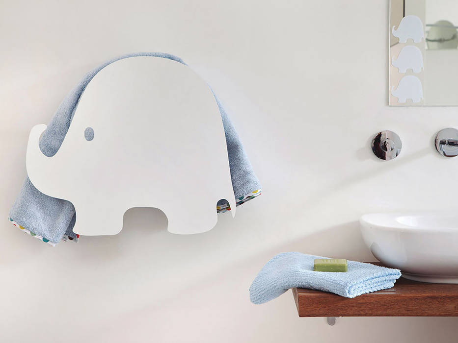 Elephant - electric towel warmer MG12 에클레틱 욕실 알루미늄 / 아연 직물 및 액세서리