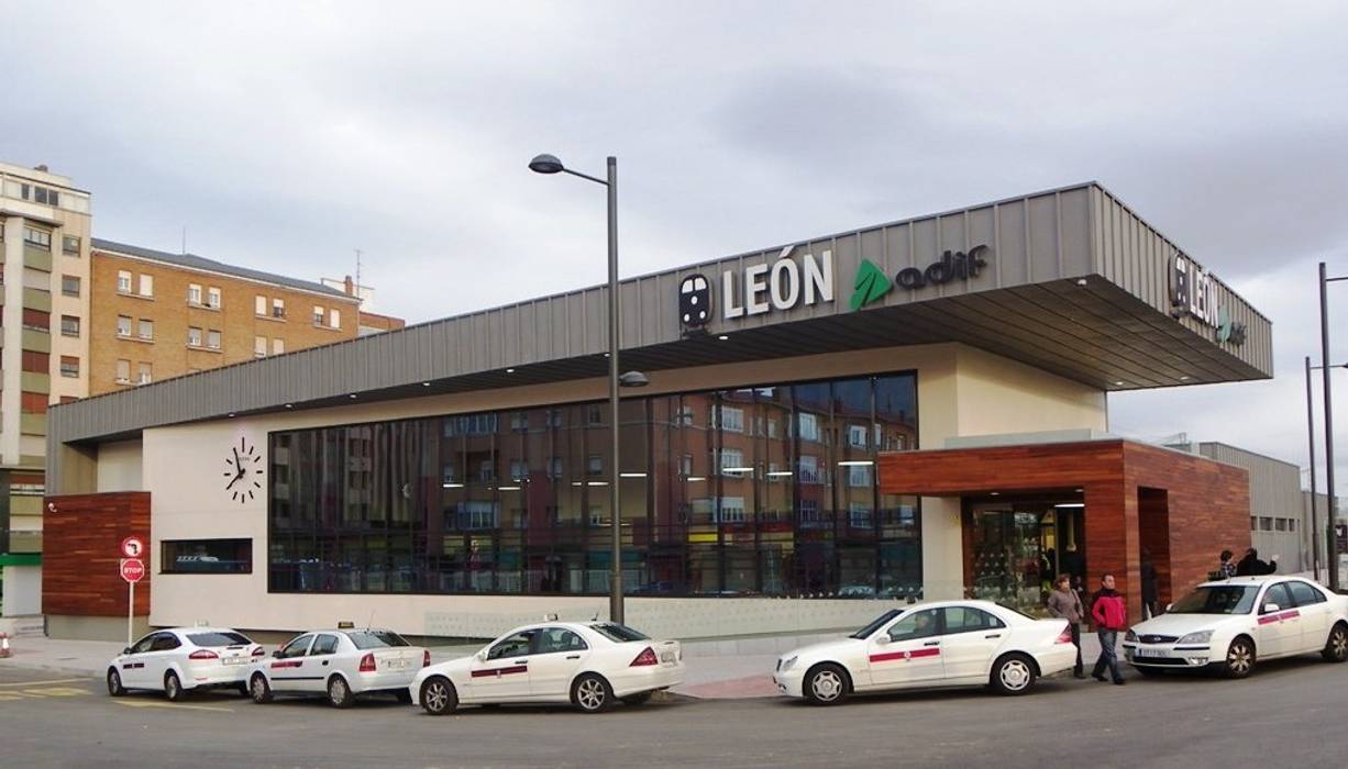 Estación provisional de alta velocidad en León, URBAQ arquitectos URBAQ arquitectos