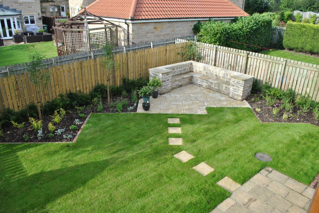 Yorkstone Garden , Native Landscape Design Native Landscape Design Country style garden