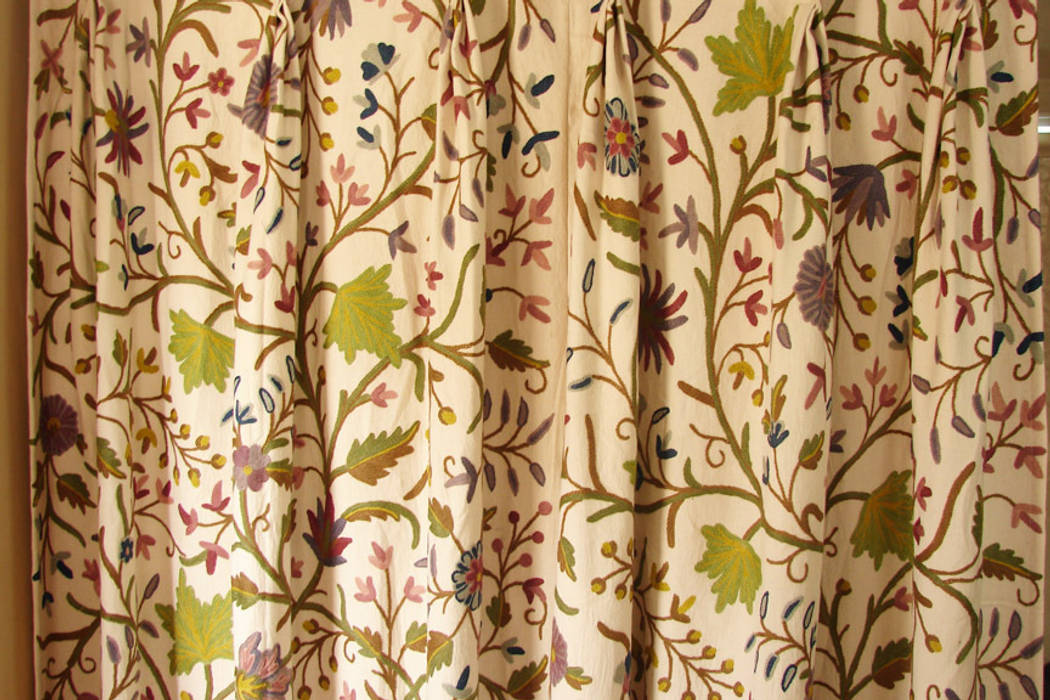 Crewel fabrics curtains & drapes by crewel fabric from zia ...