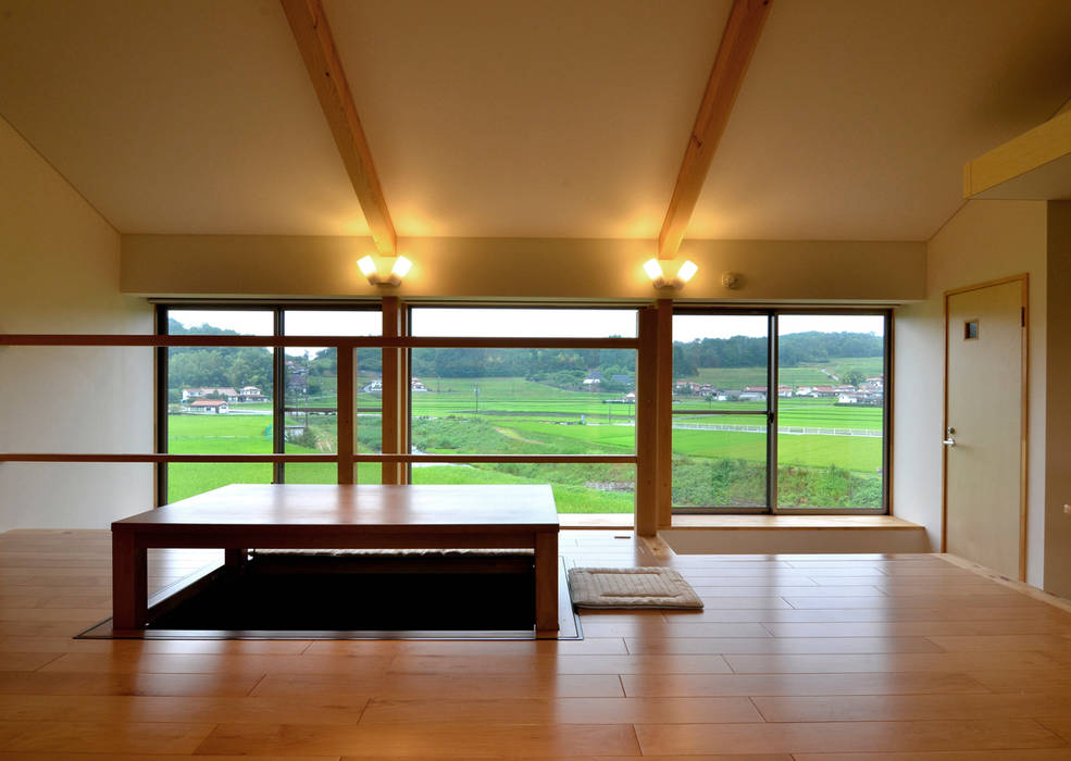 世羅の家, 宮崎環境建築設計 宮崎環境建築設計 Modern living room