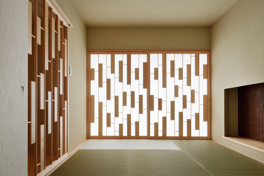House of Representation, Form / Koichi Kimura Architects Form / Koichi Kimura Architects Nowoczesne ściany i podłogi