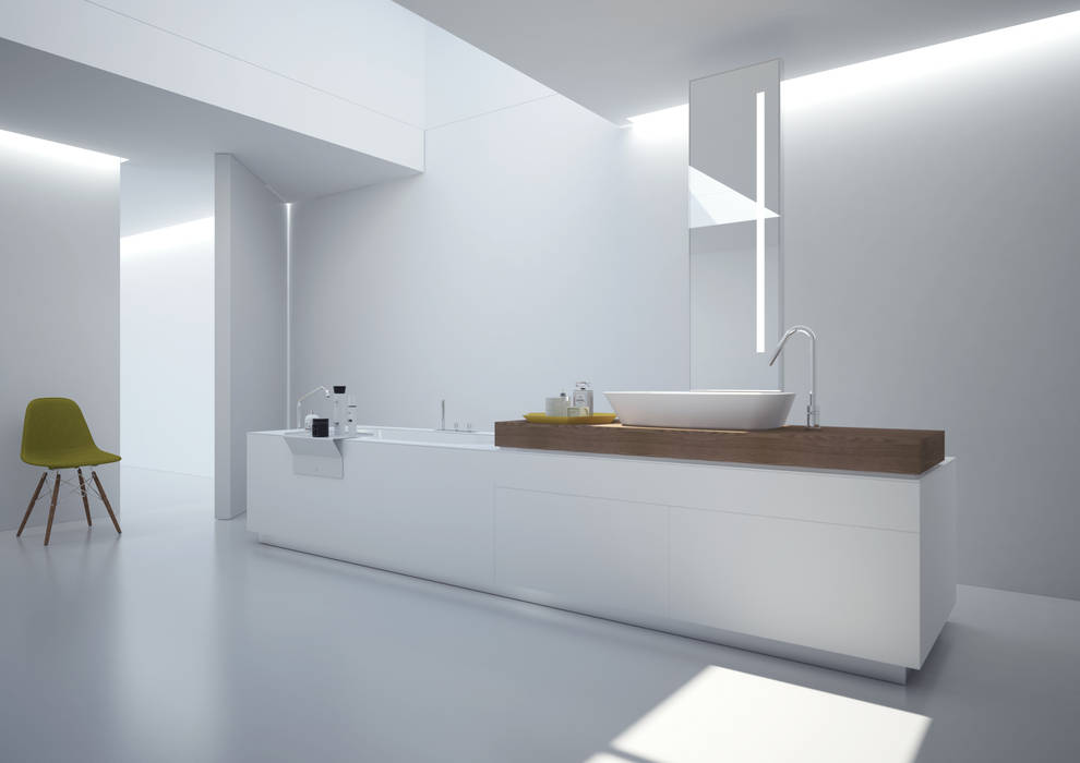 MAKROSYSTEMS, makro makro Minimalist style bathroom Bathtubs & showers
