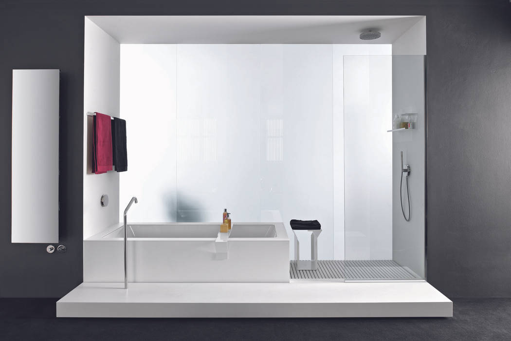 MAKROSYSTEMS, makro makro Baños de estilo minimalista Bañeras y duchas