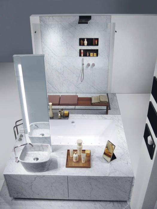 MAKROSYSTEMS, makro makro Minimalist style bathroom Bathtubs & showers