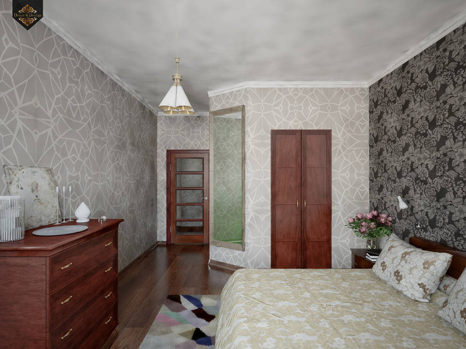 Весенний интерьер, Decor&Design Decor&Design Спальня в эклектичном стиле