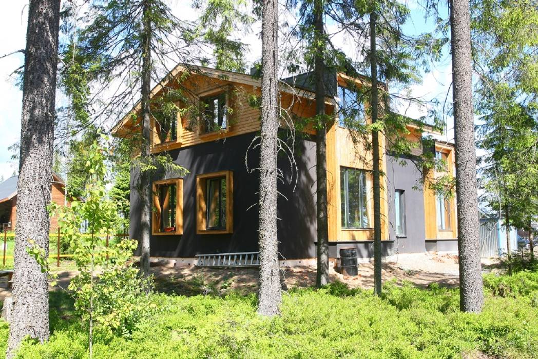 Дом в уровнях, Snegiri Architects Snegiri Architects Casas de estilo escandinavo