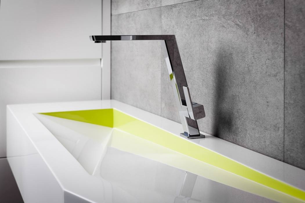 Nietypowe i asymetryczne umywalki Luxum, Luxum Luxum Modern bathroom Sinks