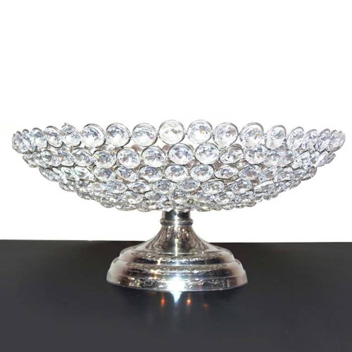 Decorative Crystal Fruit Bowl M4design Kitchen Storage