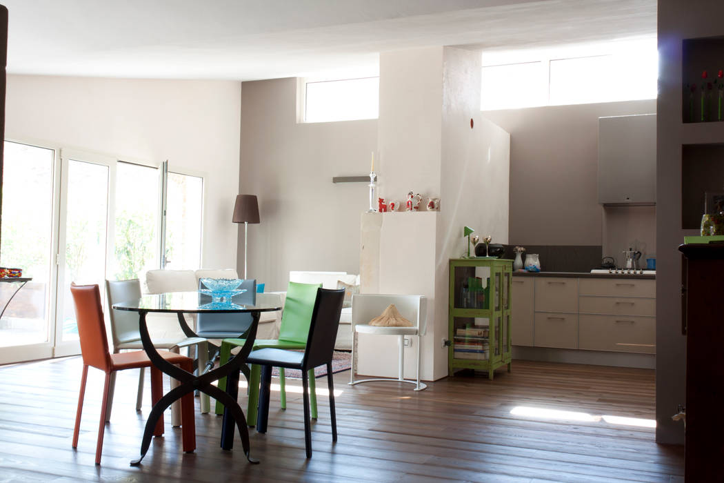 Appartamento a Vicenza, obiettivo design obiettivo design Ruangan