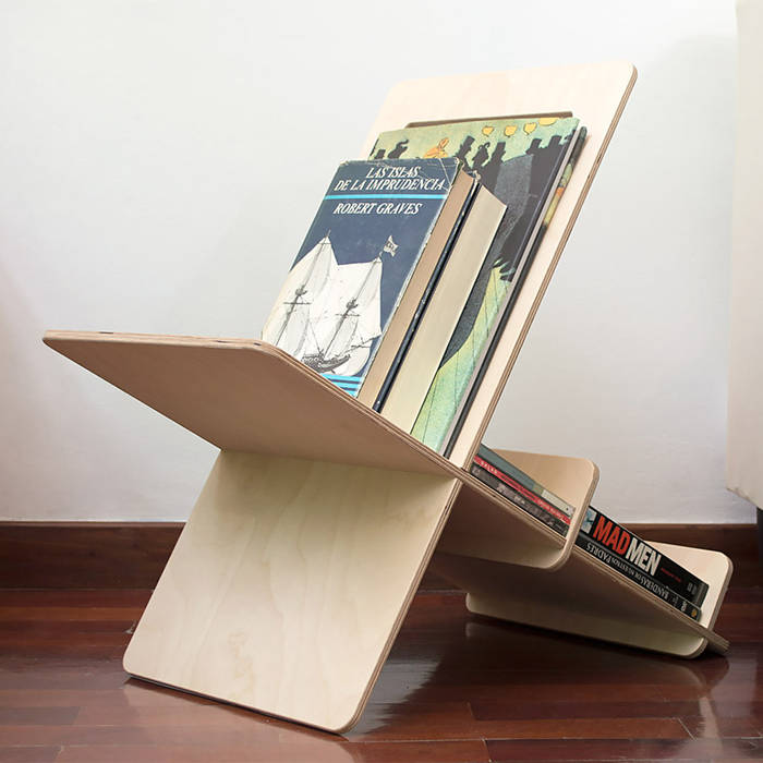 Mueble auxiliar, libreria DEBOOK , debosc debosc 스칸디나비아 서재 / 사무실 수납