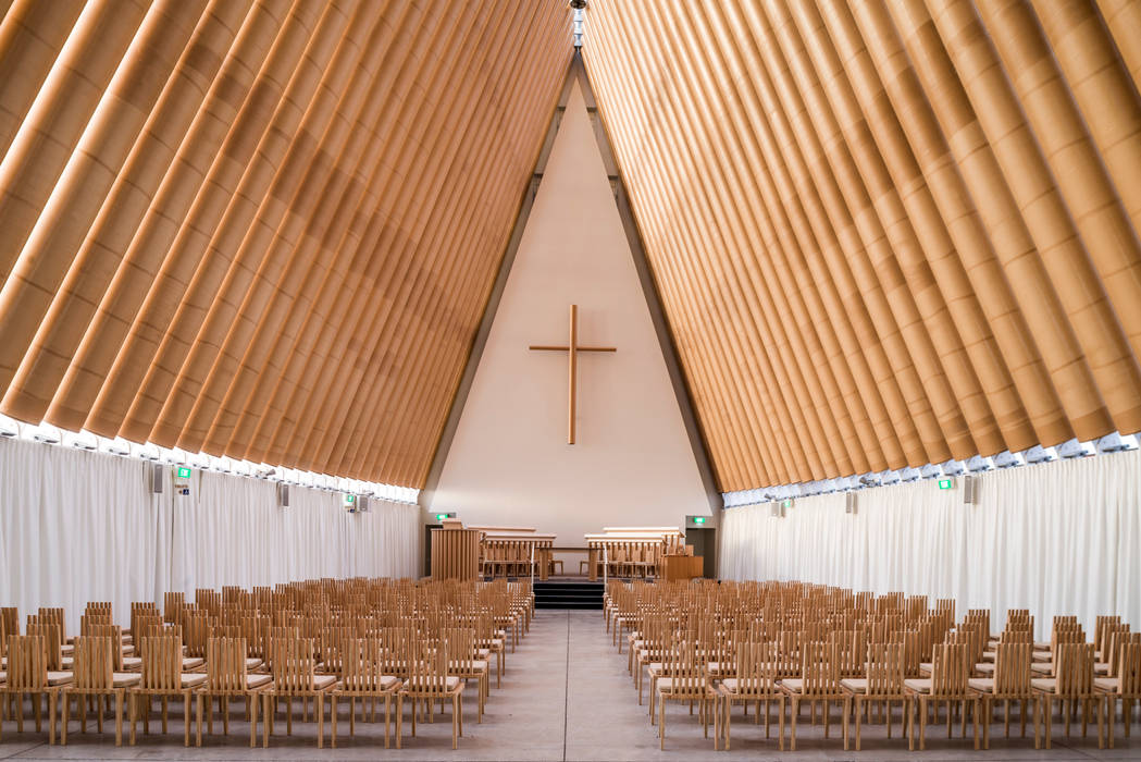 ​Cardboard Cathedral, 坂茂建築設計 (Shigeru Ban Architects) 坂茂建築設計 (Shigeru Ban Architects)