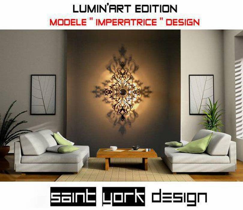 LUMINAIRES DESIGN, SAINT YORK DESIGN SAINT YORK DESIGN Salas de jantar modernas Iluminação