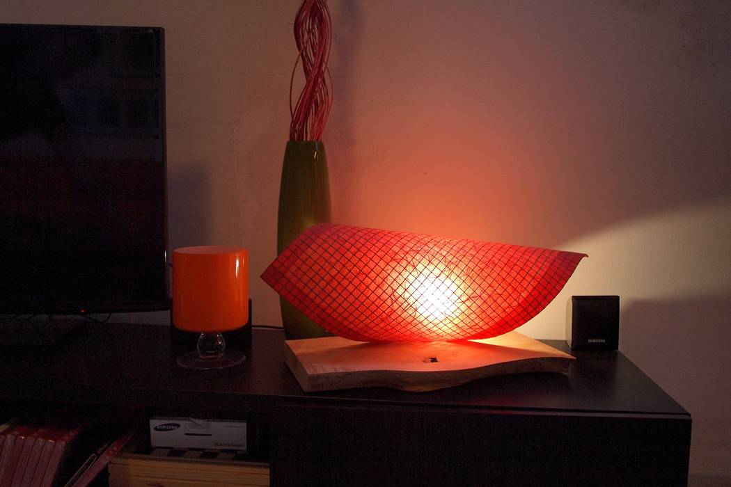 Lampada Red Dragonfly, CatturArti design Lab CatturArti design Lab Гостиная в стиле минимализм Освещение