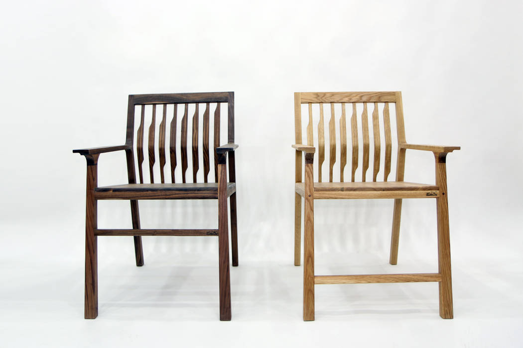 Kinetic Line_Arm Chair, ARTIZAC ARTIZAC 모던스타일 서재 / 사무실 의자