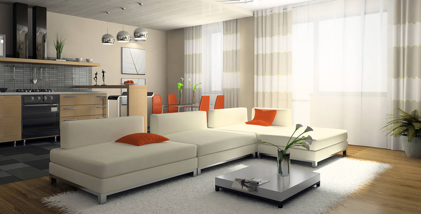 Decoración de interiores., Softlinedecor Softlinedecor Modern living room Sofas & armchairs