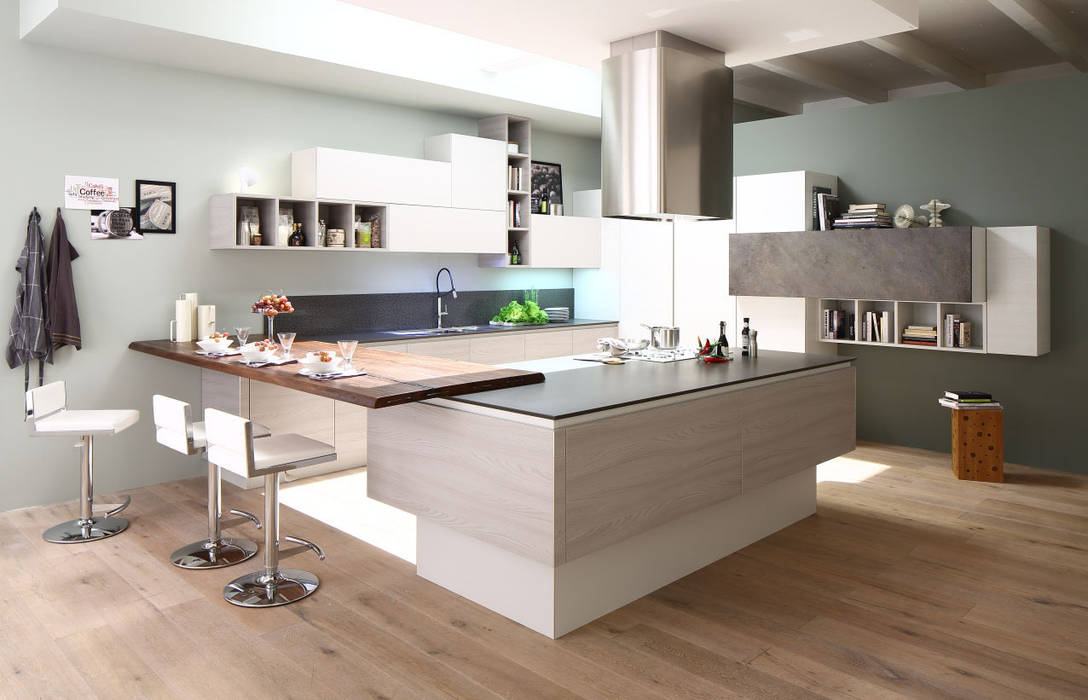 MANGO, GUSTO E MODERNITA’, ARREX LE CUCINE ARREX LE CUCINE Cocinas de estilo moderno Almacenamiento