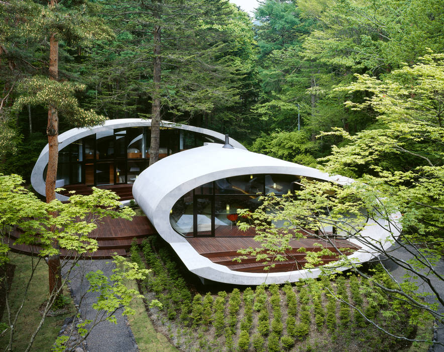 SHELL ARTechnic architects / アールテクニック Casas modernas