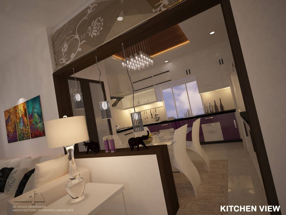 Residence Interior, 4D Space Designers 4D Space Designers Modern houses