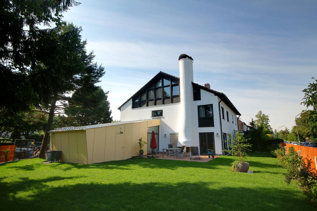 Ansicht Gartenseite Planungsbüro Schilling Moderne Häuser