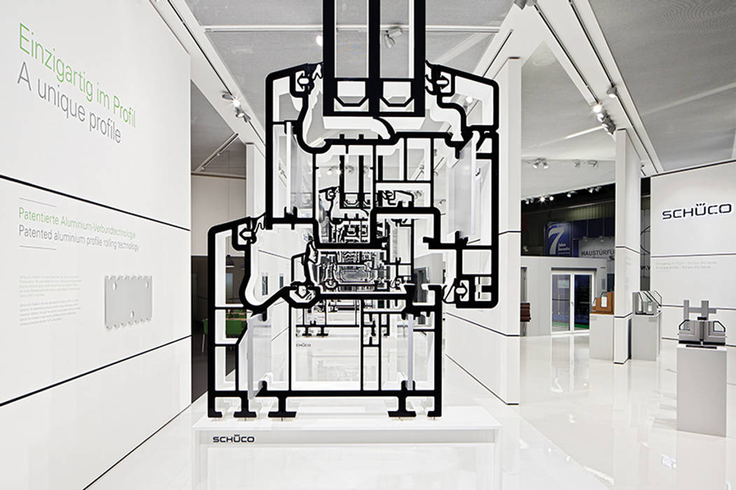 Produktinszenierung für Schüco auf der fensterbau/frontale 2014, D’art Design Gruppe GmbH D’art Design Gruppe GmbH Ticari alanlar
